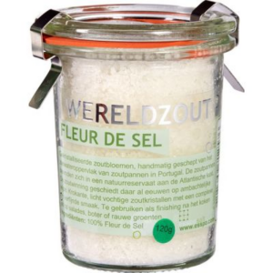Fleur de Sel zout 120 gr glas